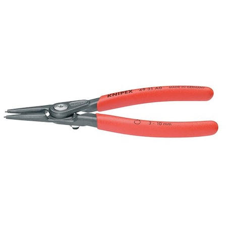 Knipex 5-1/2" Precision External Circlip Pliers, Plastic Grip 49 31 A0