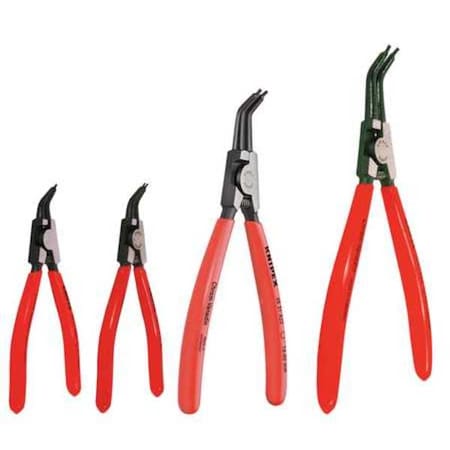 Knipex Retaining Ring Plier Set, 45 deg., 4 pcs. 9K 00 19 02 US