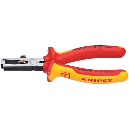 Knipex 6 1/4 in Wire Stripper 7 AWG 11 08 160 SBA