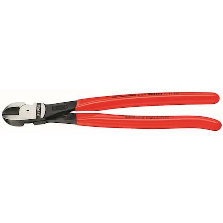 Knipex 10" High-Leverage Center Cutter, Plastic Grip 74 91 250