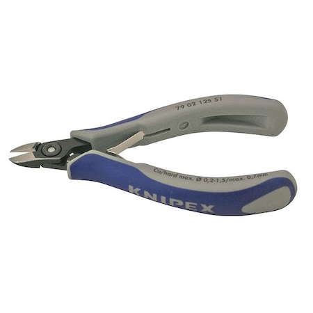 Knipex 5 in High Leverage Diagonal Cutting Plier Flush Cut Uninsulated 79 02 125 S1