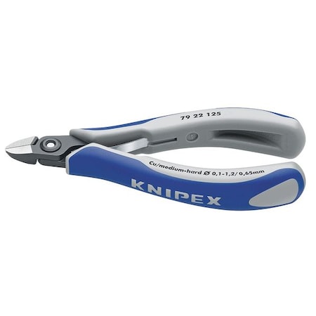 Knipex 5 in Precision Diagonal Cutting Plier Flush Cut Uninsulated 79 22 125