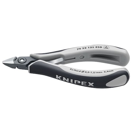 Knipex 5 in 79 Diagonal Cutting Plier Standard Cut Pointed Nose Uninsulated 79 52 125 ESD