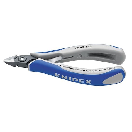 Knipex 5 in 79 Precision Diagonal Cutting Plier Flush Cut Pointed Nose Uninsulated 79 62 125