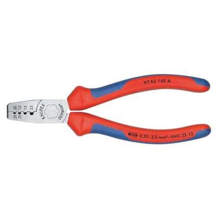 Knipex 5 3/4 in Crimper 23 to 13 AWG 97 62 145 A