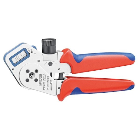 Knipex 7 1/4 in Digital Crimper 28 to 13 AWG 97 52 63 DG