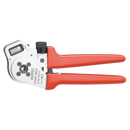 Knipex 7 1/4 in Digital Crimper 25 to 10 AWG 97 52 65 DG