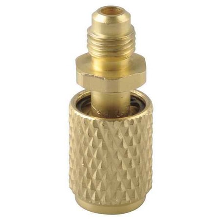 Zoro Select Quick Coupler, Low Loss, 1/4 In MxF, 0 Deg 10U324