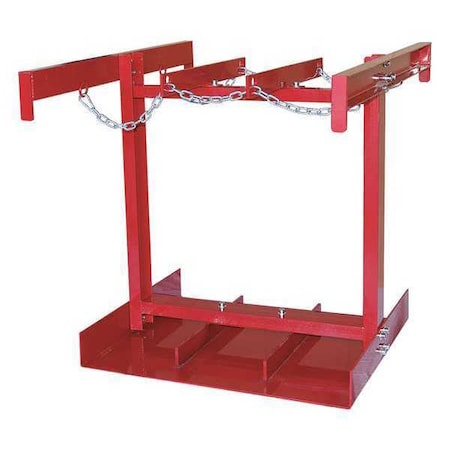 Dayton Cylinder Caddy, Forklift, Red 10U481