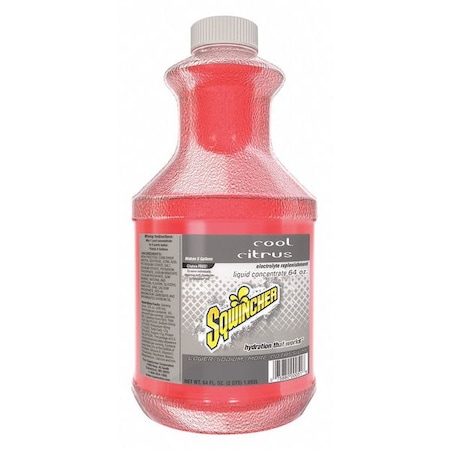 Sqwincher Sports Drink Liquid Concentrate 64 oz., Cool Citrus 159030330