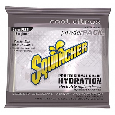 Sqwincher Sports Drink Mix Powder 23.83 oz., Cool Citrus 159016050