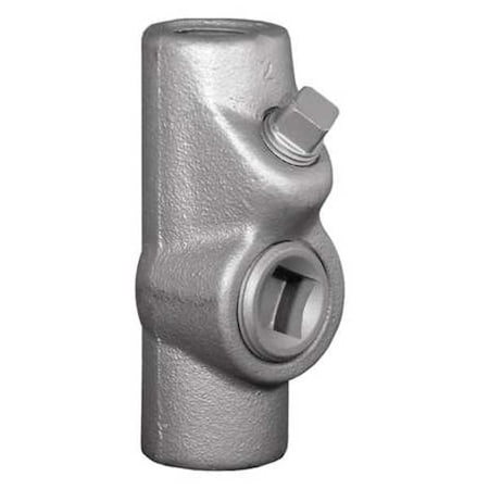 Appleton Electric IMC Sealing, 3/4 in, Threaded, Iron, Electro Zinc Plated, Silver EYS-21