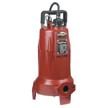 Liberty Pumps Grinder Pump, 2 HP, 208/230V LSG202M