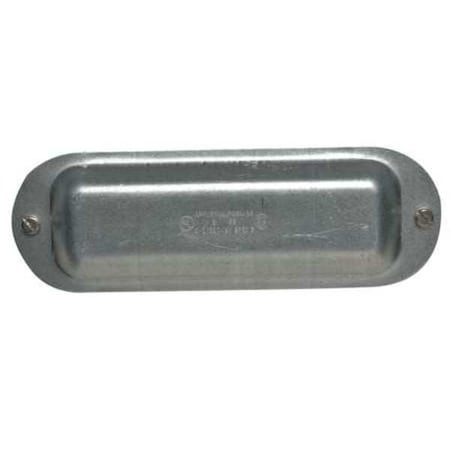 Appleton Electric Conduit Body Cover, 2 in., Steel, Form 35 K200