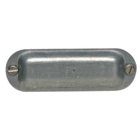 Appleton Electric Conduit Body Cover, 1/2 in., Steel, Form 35 K50