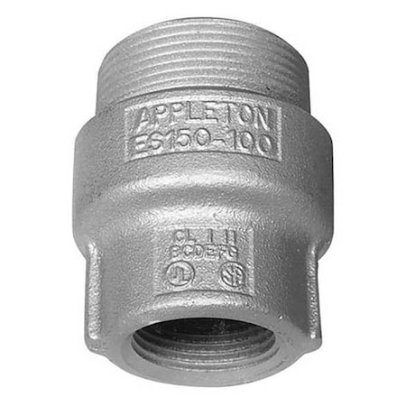 Appleton Electric IMC Grounding Connector, 5 in x 6 in, Threaded, Iron, Silver ES600500