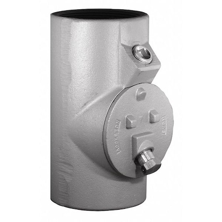 Appleton Electric IMC Sealing, 3-1/2 in, Threaded, Iron, Plain, Silver EYD-9