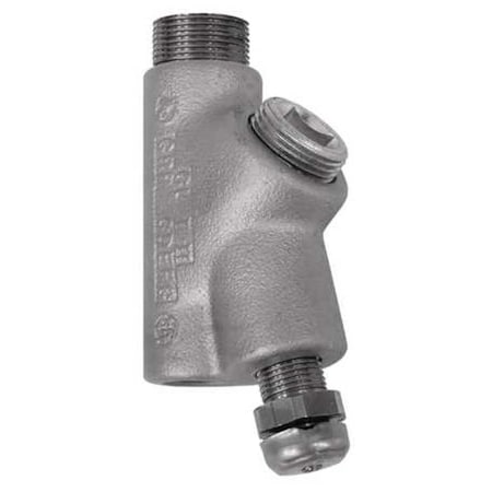 Appleton Electric IMC Sealing, 1 in, Threaded, Iron, Powder Coated, Silver EYD-36