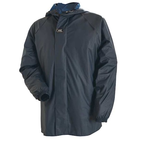 Helly Hansen Rain Jacket with Hood, Navy, L 70317_590-L