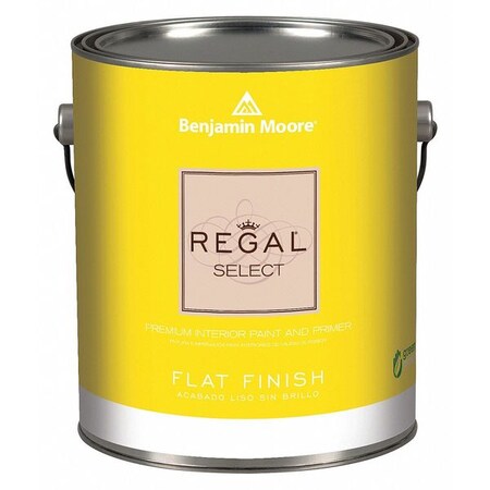 Benjamin Moore Exterior Paint, Flat, Pearly Gates, 1 gal N4001X001CC190