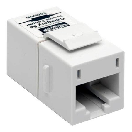 Hubbell Premise Wiring AV Connector, 5E, White SFC5EW