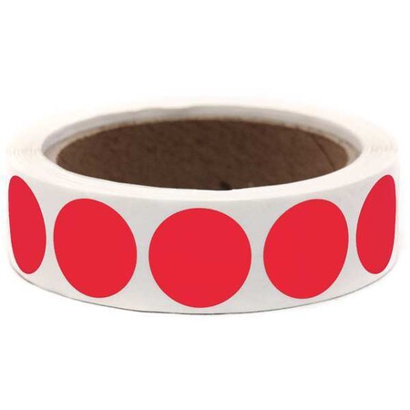 Roll Products 1 Color Code Circles R 1000roll, PK1000 119-0004A