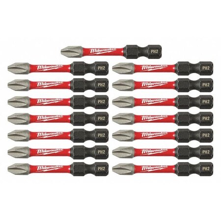 Milwaukee 48 32 5004 11 51 Shockwave 2 Impact Phillips 2 Power Bits 15 Contractor Pk Zoro Com