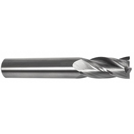Precision Twist Drill Shank End Mill, Bright, Plain, 6mm E3304M6.0