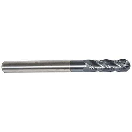 Precision Twist Drill Ball Nose End Mill, Plain, 2mm EB3304MV2.0