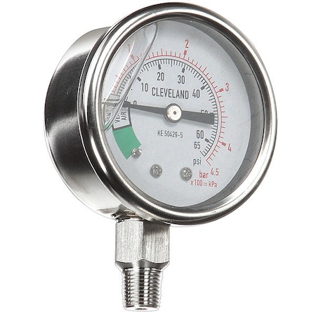 Cleveland Pressure Gauge, Fits Brand Cleveland KE50429-5