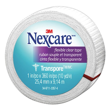 Nexcare First Aid Tape, Clear, 1", PK36 527-P1
