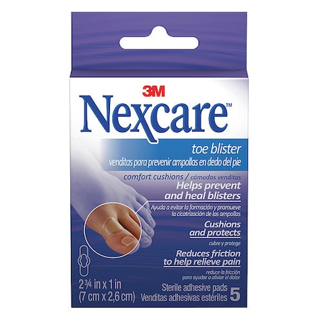 Nexcare Toe Blister, Comfort Cushions, PK24 CCT-05