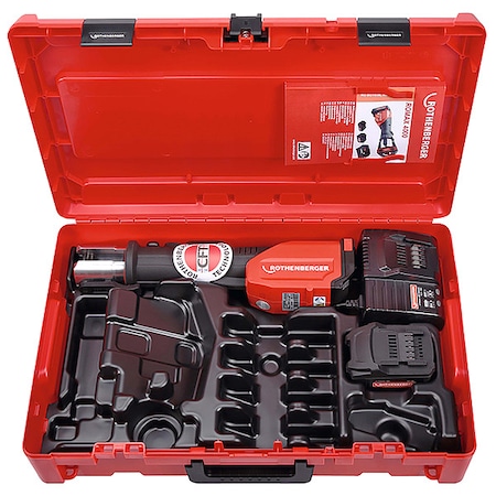 Rothenberger ROMAX 4000 Standard Press Tool, For 3/8 in to 4 in 18 V 1000001929