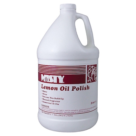 Misty Furniture Cleaner and Polish, Lemon, PK4 1001517