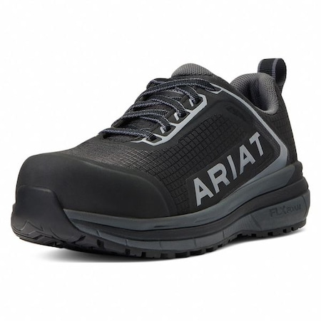 Ariat Women's Composite Toe Athletic Shoe, Black/Charcoal, 7, C, 10040324 10040324