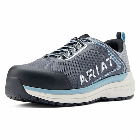 Ariat Women's Athletic Shoe, 9 C, Mesh, TPU, Gray/Light Blue 10044427