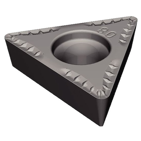 Widia Triangle Turning Inserts, Triangle, 0.375 in, TCMT, 60  Degrees, 0.031 in TCMT3252MU WU25PT