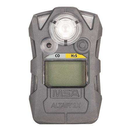 Msa Safety Single-Gas Detector, Audible, Vibrating, Visual, 1 yr Battery Life 10154078