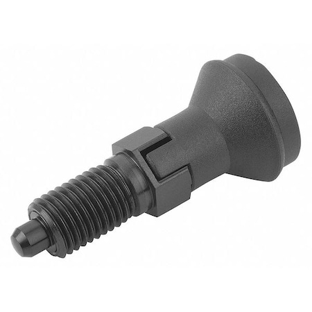 Kipp Indexing Plunger D1= M20X1, 5, D=10, Style C, Lockout Type wo Locknut, Steel Hardened K0339.3410