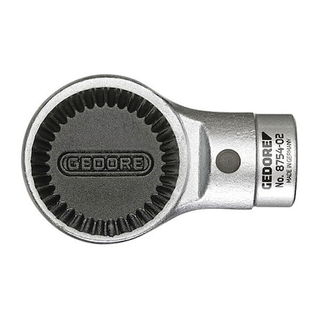 Gedore Torque Wrench Head, Ratchet, 16 Z, 1/2" 8754-02