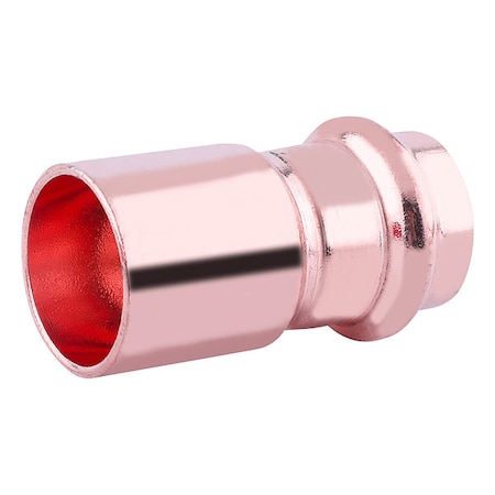 Zoro Select Strt, Copper, FTG2in, Press-fit11/2in 816YP9