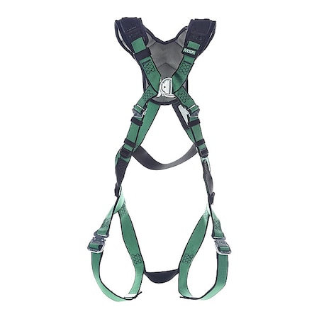 Msa Safety V-FORM+(TM) Safety Harness Fall Protection Harness, M/L, 310 lb, Not Applicable Chest/ 10206109