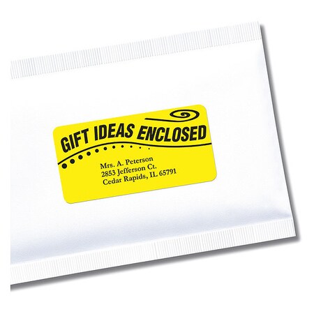 Avery High-Visibility Labels, Permanent, PK150 7278205978