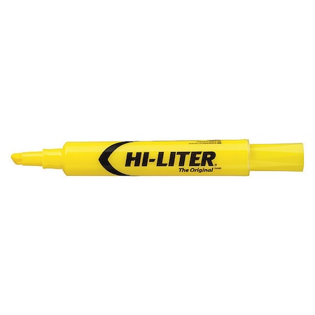 Hi-Liter Desk-Style Highlighter, Yellow, Smear Safe Nontoxic 7170907742