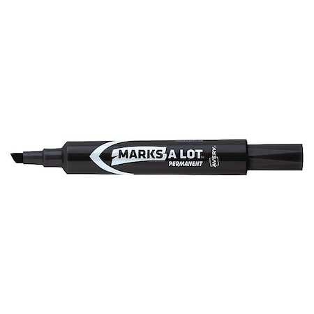 Mark-A-Lot Desk-Style Permanent Marker, Chisel Tip, Black 7170907888