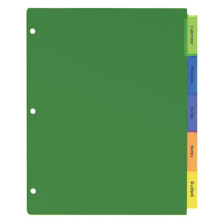 Avery Big Tab Insertable Plastic Dividers, 5-Ta 7278211900