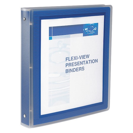 Avery Flexi-View Binder, 1" Round Rings, 175-She 7771117685