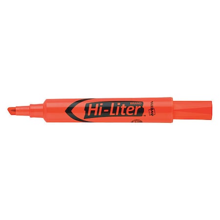 Hi-Liter Highlighter, Chisel Tip, Fluorescent Orange, Smear Safe, Nontoxic 7170924050