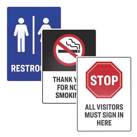 Avery Surface Safe Sign Label, 8"x8", Rmvb, PK15 7278261513