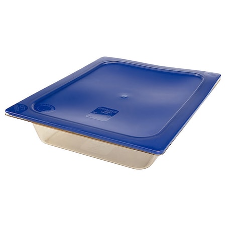 Carlisle Foodservice Half Size Food Pan HH, 2.5" D, Amber, PK6 10420B13